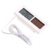 Potable Waterproof LCD Solar Digital Thermometer Sensor with 0.75M Cable Household Thermometers