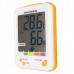 S-WS18 Hygrometer Thermometer Indoor Outdoor Humidity Monitor Digital LCD Temperature Clock Thermo