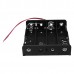 5pcs New Version DC 14.8V 4 Slot 4 Series 18650 Battery Holder Box Case With 2 Leads And Spring