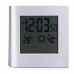 Solar Battery Wireless Weather Station Clock Temperature Sensor Meter Humidity Thermometer