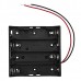 10pcs New Version DC 14.8V 4 Slot 4 Series 18650 Battery Holder Box Case With 2 Leads And Spring