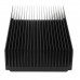 22 Tooth 120x69x27mm Oxide Aluminum Heat Sink Module Black Heat Radiation