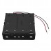 10pcs New Version DC 14.8V 4 Slot 4 Series 18650 Battery Holder Box Case With 2 Leads And Spring