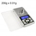 MH-200 200g x 0.01g High Accuracy Digital Electronic Portable Mini Pocket Scale Mobile Phone Weighing Scale Balance Device with 1.6 inch LCD Screen