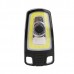 3W Mini USB Rechargeable COB LED Keychain Camping Light Handy Torch Pocket Flashlight