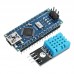 Nano V3 Climate Monitor Kit With 1.8 Inch TFT GY-68 BMP180 DHT11 RTC Relay Module For Arduino